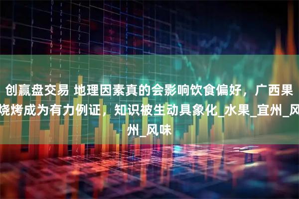 创赢盘交易 地理因素真的会影响饮食偏好，广西果酱烧烤成为有力例证，知识被生动具象化_水果_宜州_风味